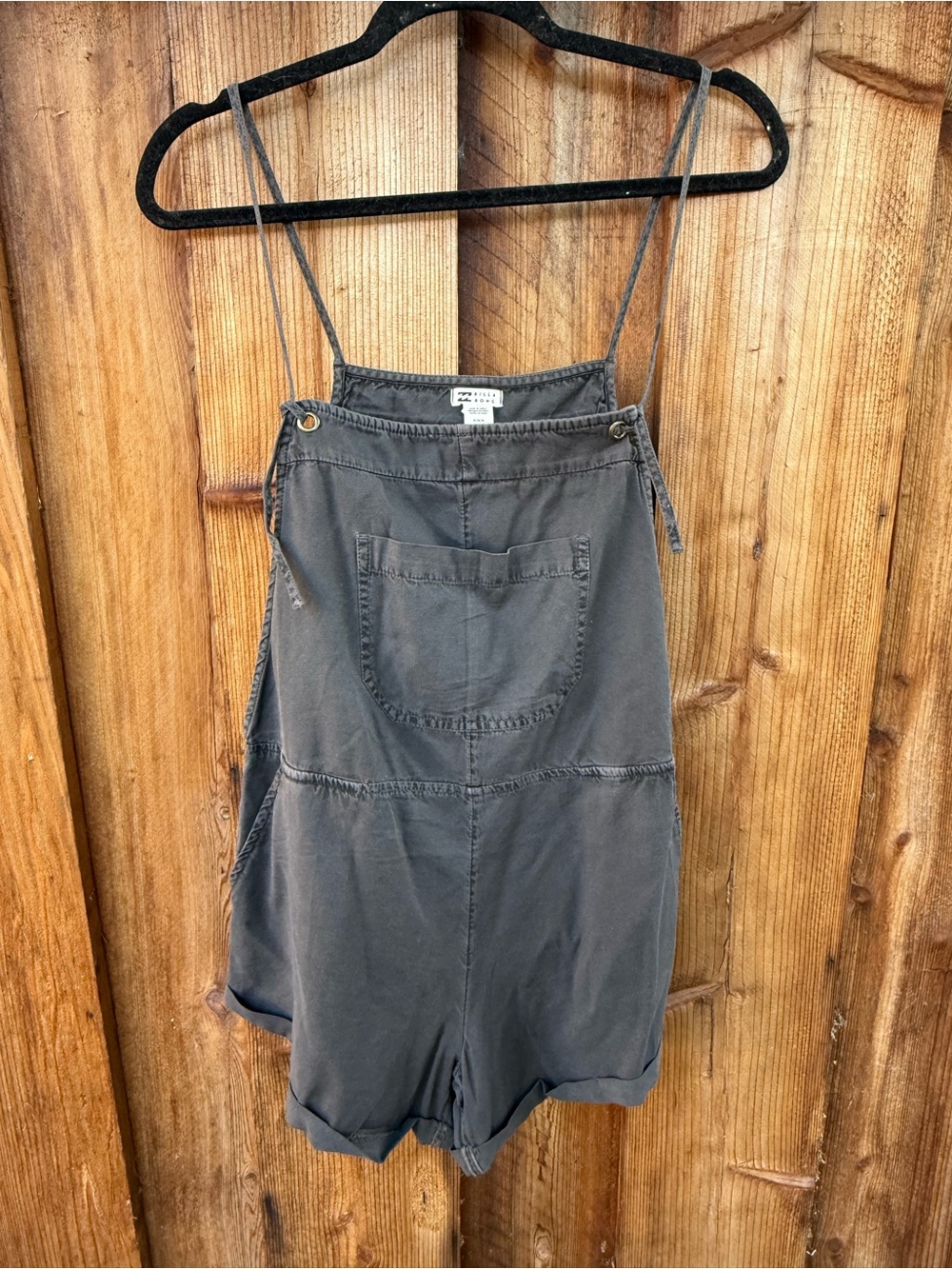 Billabong Charcoal Gray Shortalls Skort